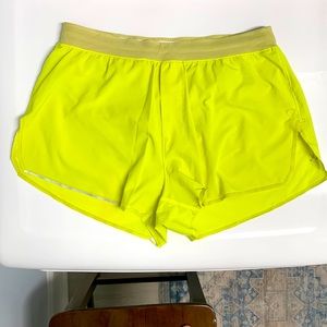 Men’s lululemon 3” Running Shorts, Neon Yellow, Lg
